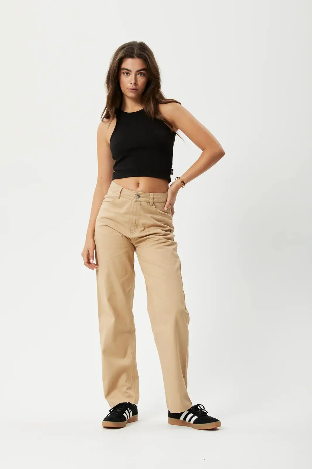 Plus Size Women's High - Waisted Bootcut Jeans in Distressed StyleAfends shelby hemp wide leg pant long- tan Plus Size Women's High - Waisted Bootcut Jeans in Distressed StyleAfends shelby hemp wide leg pant long- tan