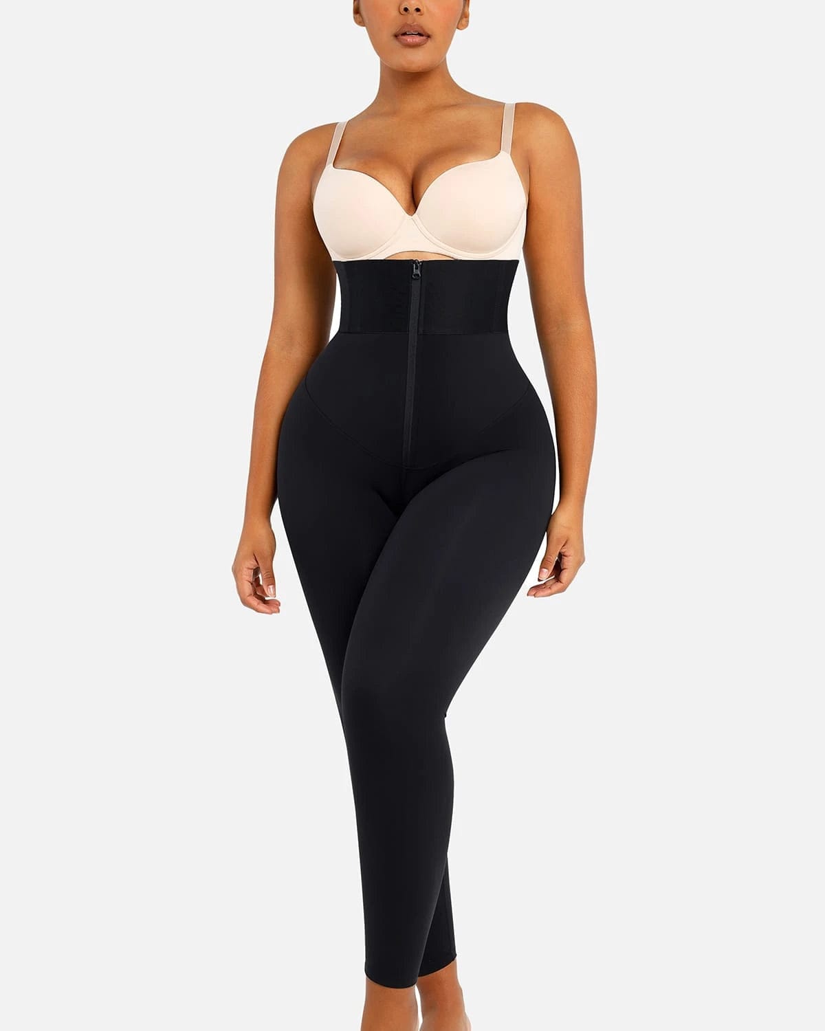 Women's Leather - Look Tight Trousers with Zipper Details in Dark Gray for an Urban StyleAirSlim® ElasticFuse Waistband Shaping Leggings Women's Leather - Look Tight Trousers with Zipper Details in Dark Gray for an Urban StyleAirSlim® ElasticFuse Waistband Shaping Leggings