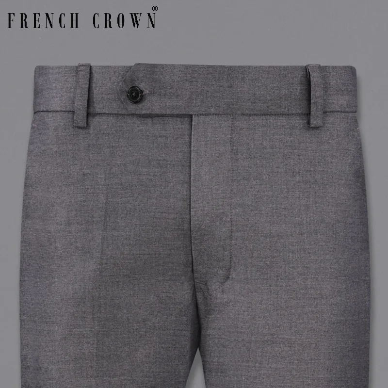 Wide - Leg Women's Chiffon Palazzo Pants for a Flowy AppealDove Grey Wool Rich Pant Wide - Leg Women's Chiffon Palazzo Pants for a Flowy AppealDove Grey Wool Rich Pant