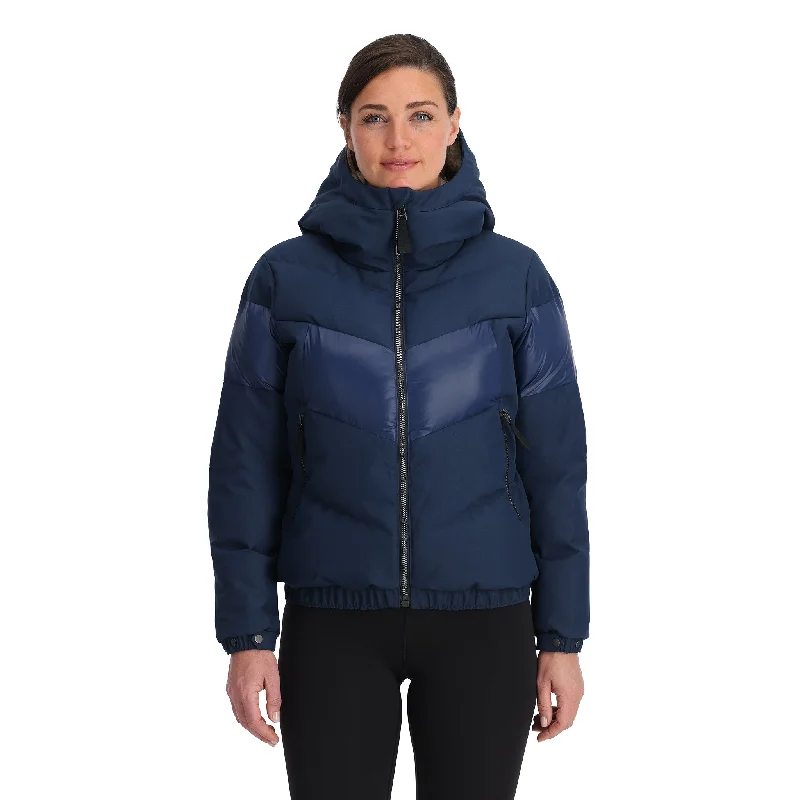 Tapered Leg Women's Wool Blend Trousers for WinterWomens Eastwood - True Navy