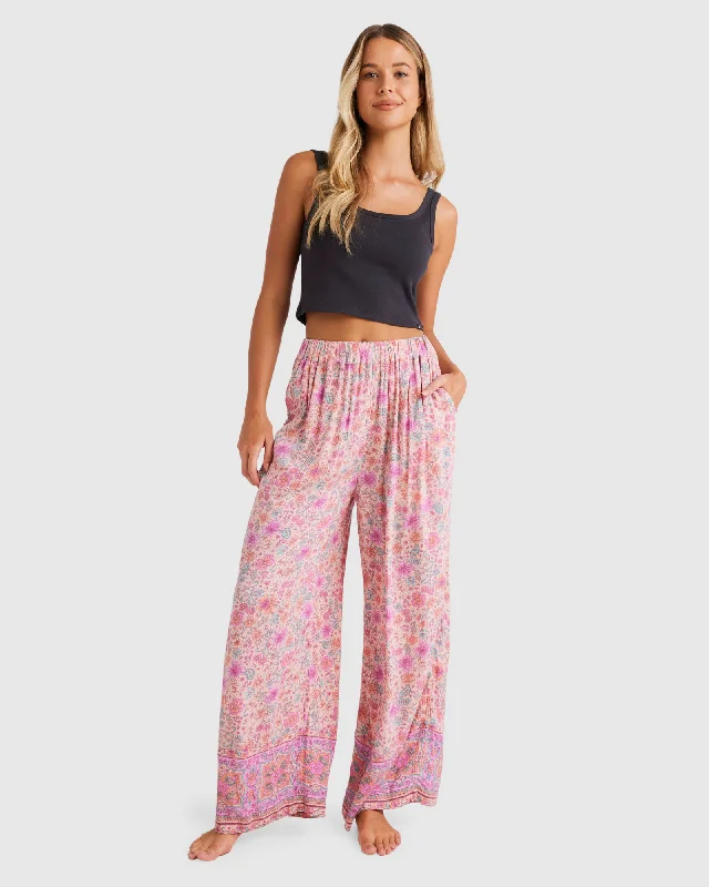 Cropped Women's Corduroy Pants in Autumn ColorsLA PLAGE FOLLOW ME PANT
