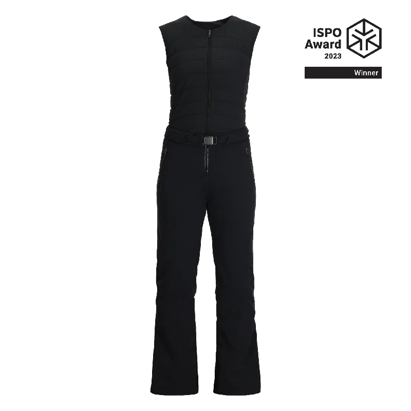 Flare Leg Women's Satin Trousers for a Glamorous Night OutWomens On Piste Bib - Black Flare Leg Women's Satin Trousers for a Glamorous Night OutWomens On Piste Bib - Black