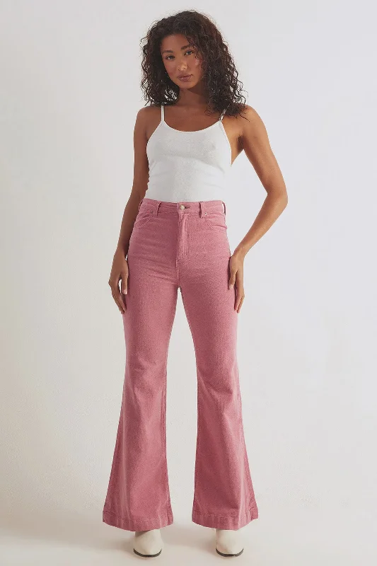 Plus Size Women's Elastic - Waist Culottes in Earth TonesROLLA'S Eastcoast flare - Lilac cord Plus Size Women's Elastic - Waist Culottes in Earth TonesROLLA'S Eastcoast flare - Lilac cord