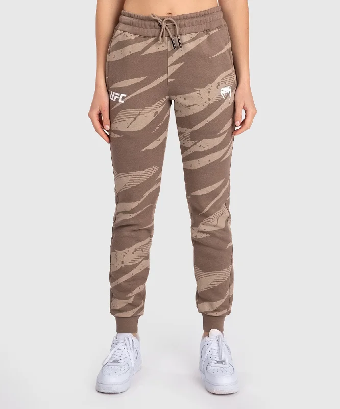 Ankle - Length Women's Printed Joggers for TravelingUFC Adrenaline by Venum Fight Week Women’s Cotton Pant - Desert Camo Ankle - Length Women's Printed Joggers for TravelingUFC Adrenaline by Venum Fight Week Women’s Cotton Pant - Desert Camo