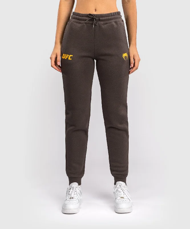 Straight - Leg Women's Vegan Leather Pants for a Chic LookUFC Fusion by Venum Fight Week Women’s Cotton Pant - Solid Earthen Brown Straight - Leg Women's Vegan Leather Pants for a Chic LookUFC Fusion by Venum Fight Week Women’s Cotton Pant - Solid Earthen Brown