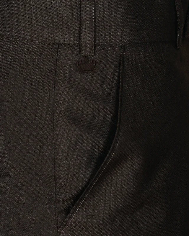 Women's Straight - Leg Linen Pants for a Breezy Summer LookWalnut Brown Regular fit Tere-Rayon Formal Pant Women's Straight - Leg Linen Pants for a Breezy Summer LookWalnut Brown Regular fit Tere-Rayon Formal Pant