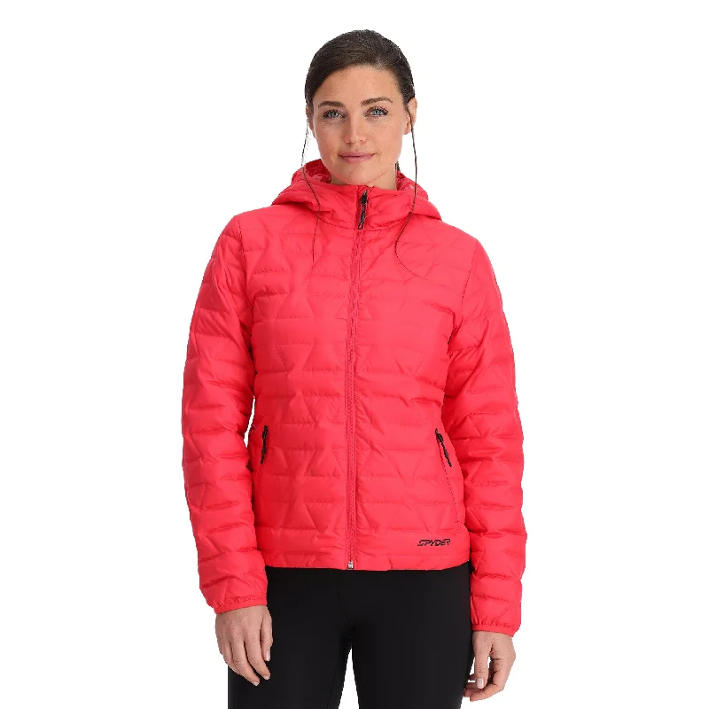 Plus Size Women's Cargo Pants with Multiple Pockets for HikingWomens Zenith Hooded - Prism Pink Plus Size Women's Cargo Pants with Multiple Pockets for HikingWomens Zenith Hooded - Prism Pink