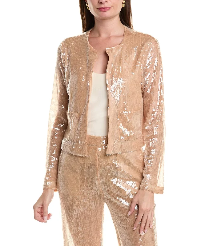 Plus Size Women's Military - Inspired Blazers with Gold Accents for a Bold LookBCBGMAXAZRIA Sequin Jacket Plus Size Women's Military - Inspired Blazers with Gold Accents for a Bold LookBCBGMAXAZRIA Sequin Jacket