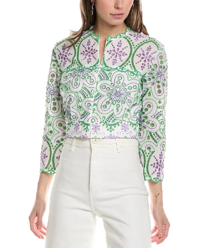 Double - Breasted Women's Polyester Blazers in Bright Colors for a Fun StyleCharo Ruiz Ibiza Pupe Jacket Double - Breasted Women's Polyester Blazers in Bright Colors for a Fun StyleCharo Ruiz Ibiza Pupe Jacket