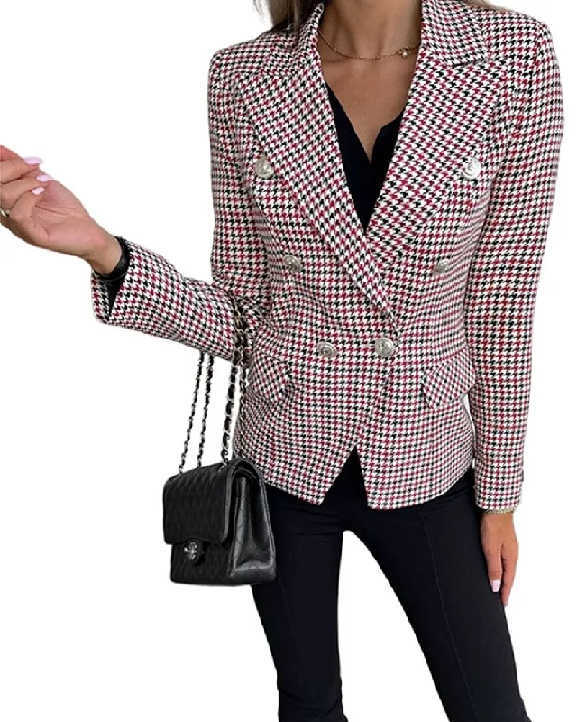 Plus Size Women's Faux Fur - Trimmed Blazers in Black for a Luxurious LookOrniya Blazer Plus Size Women's Faux Fur - Trimmed Blazers in Black for a Luxurious LookOrniya Blazer