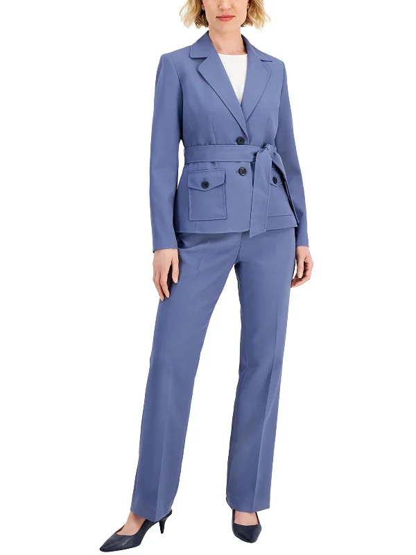 Oversized Women's Checkered Blazers in Black and White for a Trendy StylePetites Womens Textured 2PC Pant Suit Oversized Women's Checkered Blazers in Black and White for a Trendy StylePetites Womens Textured 2PC Pant Suit
