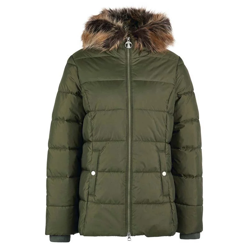 Petite women's wool blend coats with a tailored fit for a flattering silhouetteBarbour Midhurst Ladies Quilted Faux Fur Hood Jacket - Deep Olive Petite women's wool blend coats with a tailored fit for a flattering silhouetteBarbour Midhurst Ladies Quilted Faux Fur Hood Jacket - Deep Olive