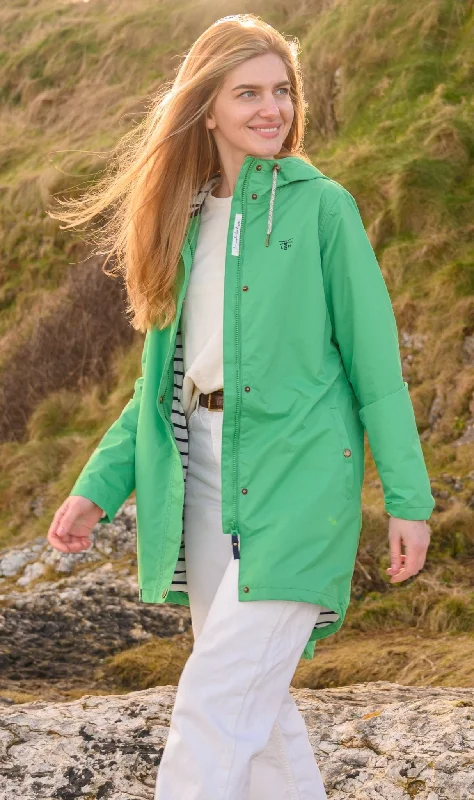 Quilted down women's coats with removable hoods for outdoor activitiesLong Beachcomber Jacket - Seagrass Quilted down women's coats with removable hoods for outdoor activitiesLong Beachcomber Jacket - Seagrass