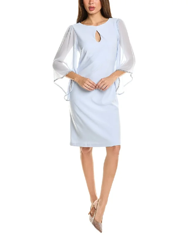 Women's longline double - breasted camel coats for a sophisticated lookJoseph Ribkoff Keyhole Shift Dress Women's longline double - breasted camel coats for a sophisticated lookJoseph Ribkoff Keyhole Shift Dress