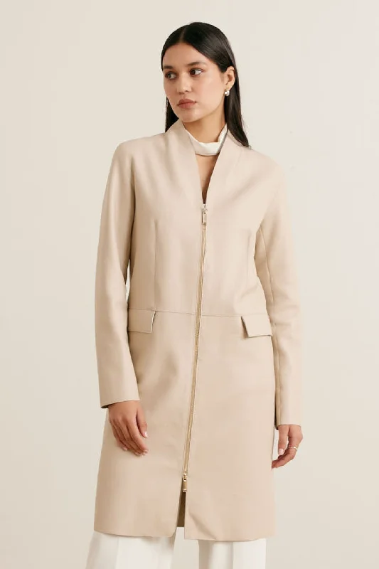 Women's faux fur coats in bright colors for a bold fashion statementELENA