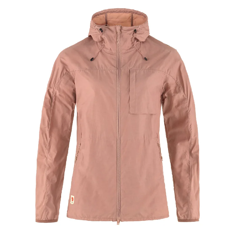 Women's reversible down coats with two - tone designs for versatile stylingFjallraven Womens High Coast Wind Jacket Dusty Rose Women's reversible down coats with two - tone designs for versatile stylingFjallraven Womens High Coast Wind Jacket Dusty Rose