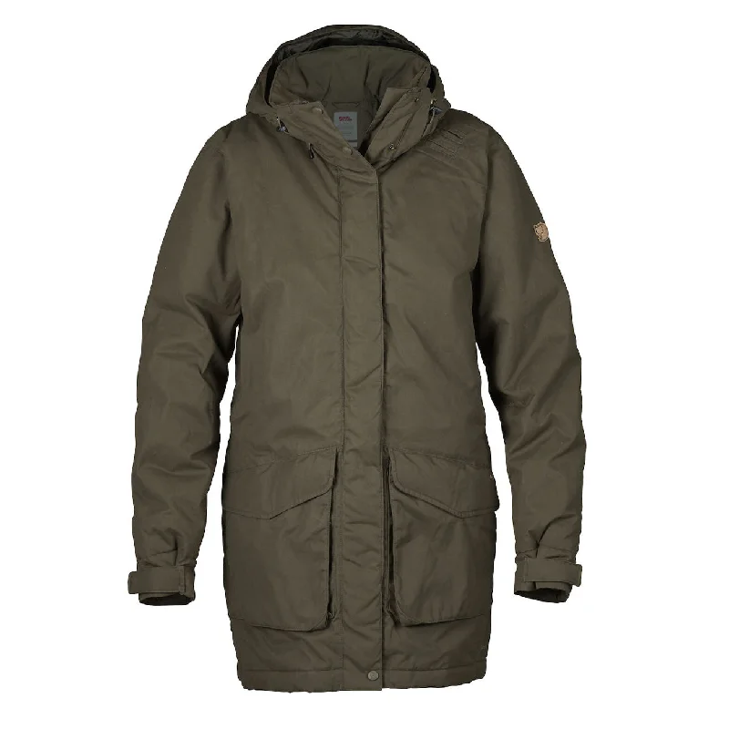 Women's waterproof parka coats with multiple pockets for practicalityFjallraven Womens Hogvilt Jacket Dark Olive Women's waterproof parka coats with multiple pockets for practicalityFjallraven Womens Hogvilt Jacket Dark Olive
