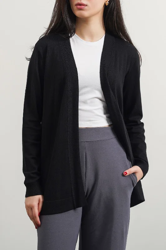 cropped women cardigan to pair with high - waisted jeansLIGHTWEIGHT DAILY CARDIGAN