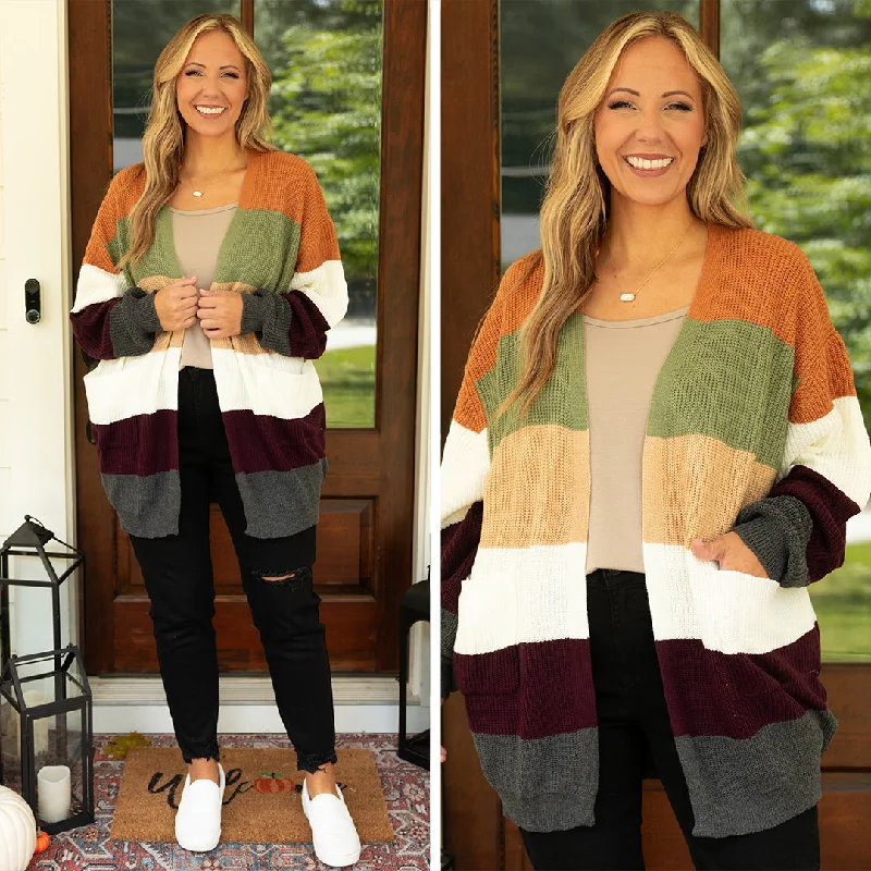 lightweight women cardigan for spring and fallLook What You Did Cardigan, Rust