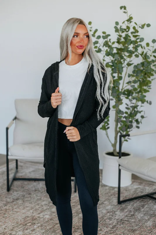 machine washable women cardigan for easy careLynlee Cardigan - Black