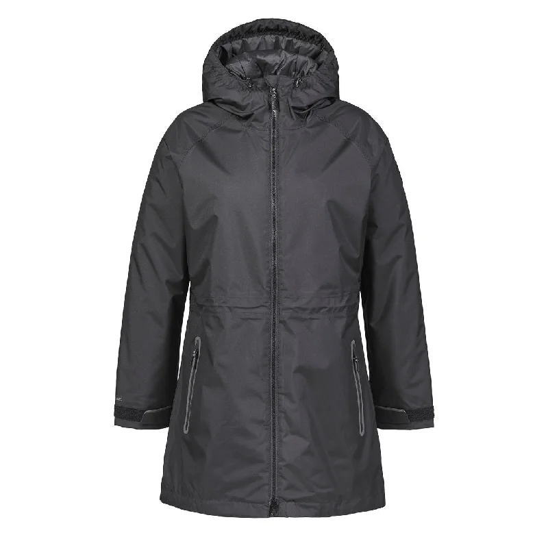 Mid - length women's down coats in a slim fit for a modern and sleek appearanceMusto Womens Corsica Long Primaloft Jacket Black Mid - length women's down coats in a slim fit for a modern and sleek appearanceMusto Womens Corsica Long Primaloft Jacket Black