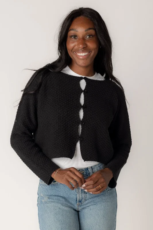 machine washable women cardigan for easy careParks Textured Cardigan
