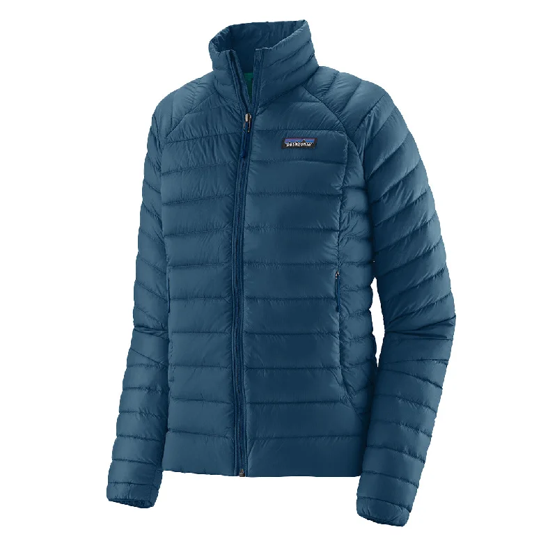 Quilted down women's coats with removable hoods for outdoor activitiesPatagonia Womens Down Sweater Lagom Blue Quilted down women's coats with removable hoods for outdoor activitiesPatagonia Womens Down Sweater Lagom Blue