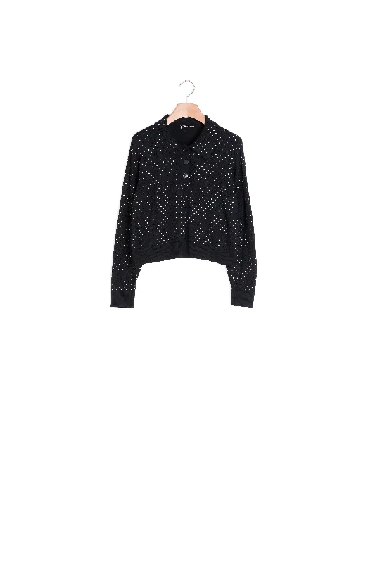 oversized women cardigan for a trendy and cozy lookPull Noir