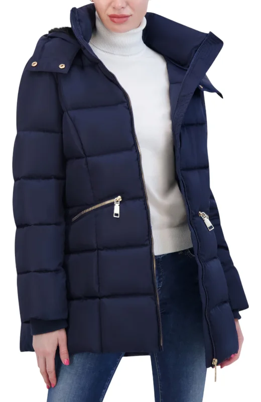 Women's faux fur coats in bright colors for a bold fashion statementRebecca Minkkoff Women's Vegan Down Puffer Coat With Fur Women's faux fur coats in bright colors for a bold fashion statementRebecca Minkkoff Women's Vegan Down Puffer Coat With Fur