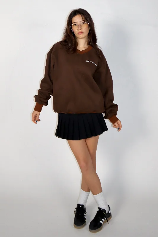 lightweight women cardigan for spring and fallSCG MADE | Basic unisex v-neck oversized jumper