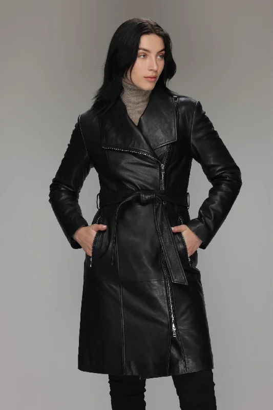 Oversized women's wool coats in a monochromatic look for a trendy outfitSHAE