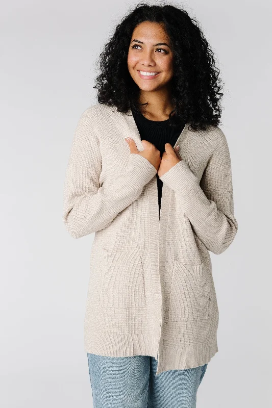 machine washable women cardigan for easy careSoft Open Cardigan