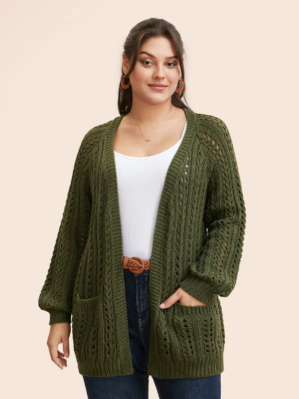organic cotton women cardigan for an eco - friendly choiceSolid Cable Knit Raglan Sleeve Cardigan organic cotton women cardigan for an eco - friendly choiceSolid Cable Knit Raglan Sleeve Cardigan