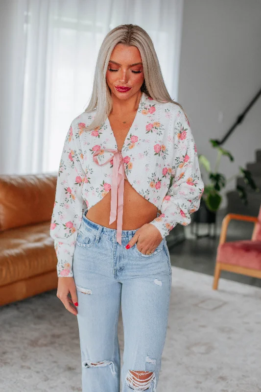 long length women cardigan with side slitsSweetest Daydream Cardigan