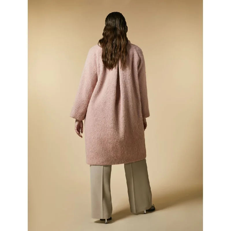 Women's long - sleeve wool coats in a houndstooth pattern for a classic charmTENERO Women's long - sleeve wool coats in a houndstooth pattern for a classic charmTENERO