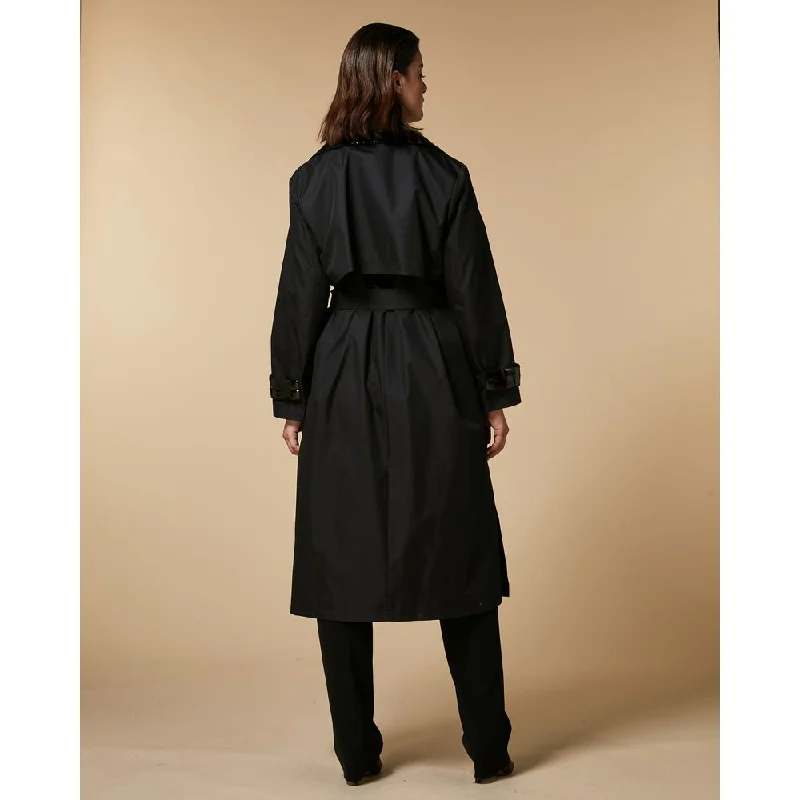 Women's cropped leather coats with silver studs for an edgy lookTRUCCO