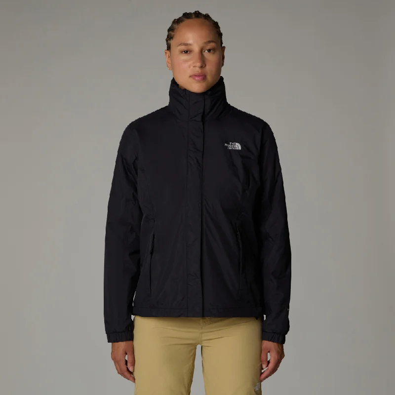 Women's cropped leather coats with silver studs for an edgy lookWOMEN'S RESOLVE JACKET