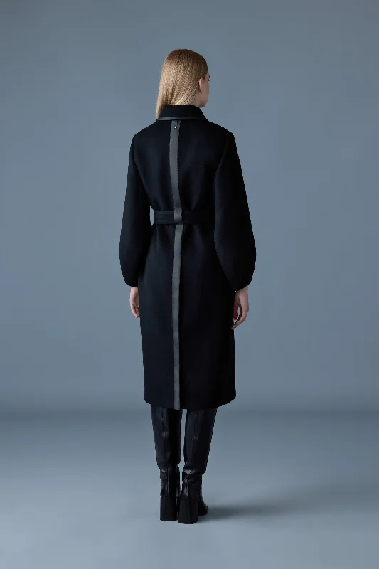 Women's pea coats with brass buttons for a nautical - inspired styleZEVA