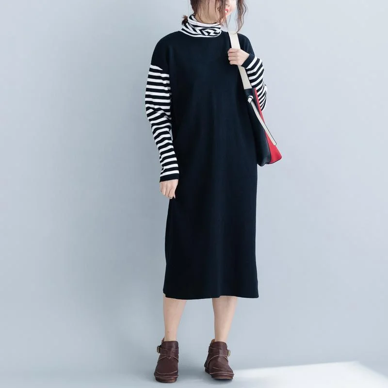 Longline Women's Mohair Sweater Dresses in a Loose FitAesthetic Black Sweater Dress Outfit DIY Baggy Knitted Dress Longline Women's Mohair Sweater Dresses in a Loose FitAesthetic Black Sweater Dress Outfit DIY Baggy Knitted Dress
