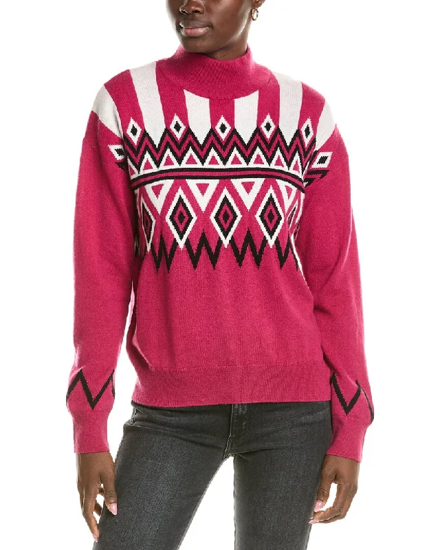 Longline Women's Mohair Sweater Dresses in a Loose FitBrodie Cashmere Wool & Cashmere-Blend Blair Fairisle Jumper Longline Women's Mohair Sweater Dresses in a Loose FitBrodie Cashmere Wool & Cashmere-Blend Blair Fairisle Jumper