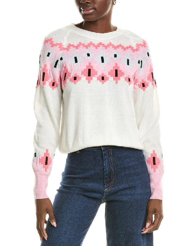 Women's Off - Shoulder Chunky Knit Sweater Dresses in Earth TonesBrodie Cashmere Wool & Cashmere-Blend Pastel Fairisle Jumper