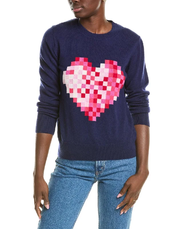 Belted Women's Cotton Blend Sweater Dresses for a Casual LookBrodie Cashmere Wool & Cashmere-Blend Pixel Heart Jumper Belted Women's Cotton Blend Sweater Dresses for a Casual LookBrodie Cashmere Wool & Cashmere-Blend Pixel Heart Jumper