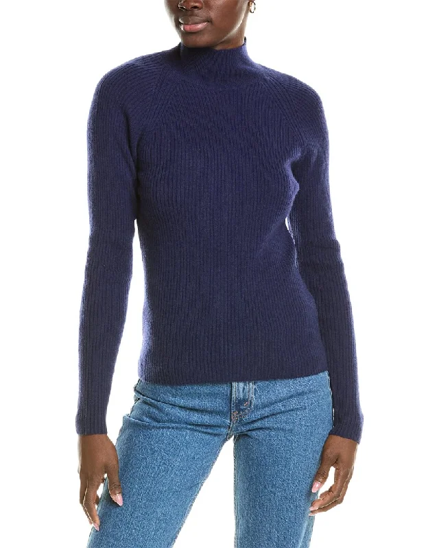 Plus Size Women's Turtleneck Sweater Dresses with Side SlitsBrodie Cashmere Wool & Cashmere-Blend Skinny Mock Neck Jumper Plus Size Women's Turtleneck Sweater Dresses with Side SlitsBrodie Cashmere Wool & Cashmere-Blend Skinny Mock Neck Jumper