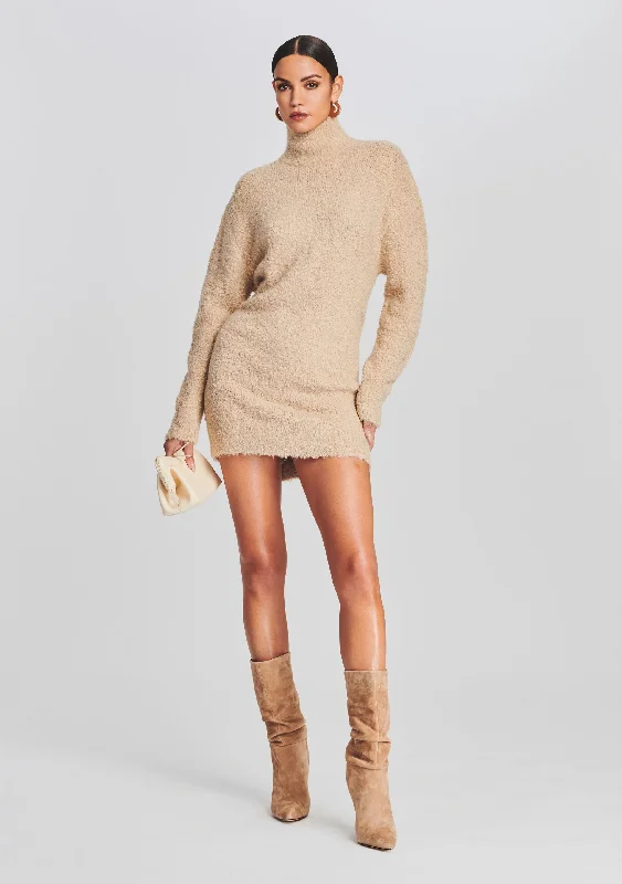 Plus Size Women's Open - Front Cardigan Style Sweater DressesCharlie Sweater Dress