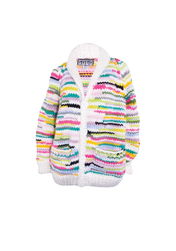 High - Low Hem Women's Cashmere - Blended SweatersClassic No Waste Cardi