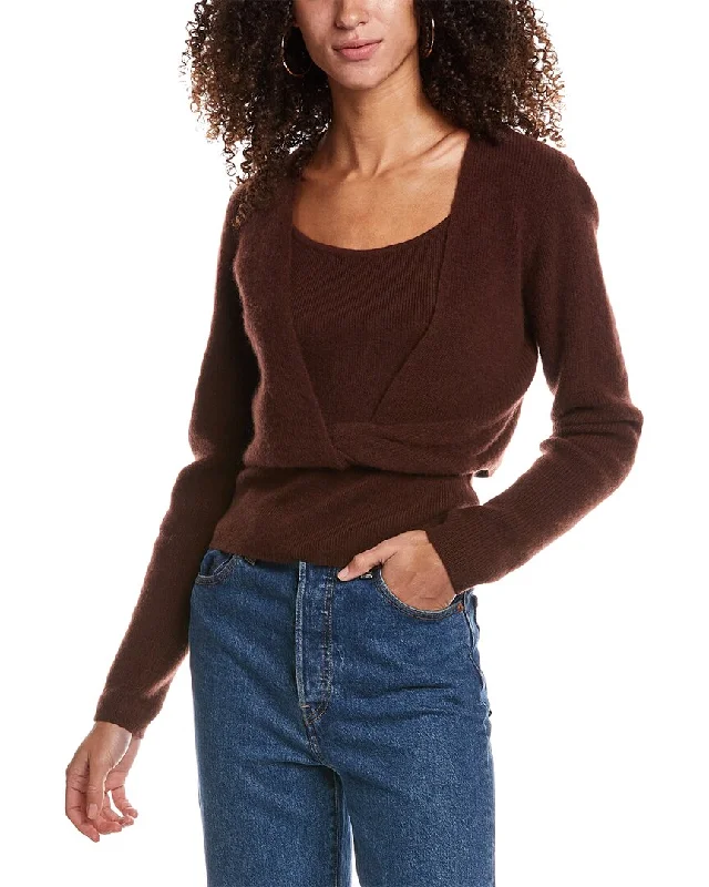 Cowl Neck Women's Cashmere Blend Sweater Dresses for WinterDesign History Twofer Cashmere Sweater Cowl Neck Women's Cashmere Blend Sweater Dresses for WinterDesign History Twofer Cashmere Sweater