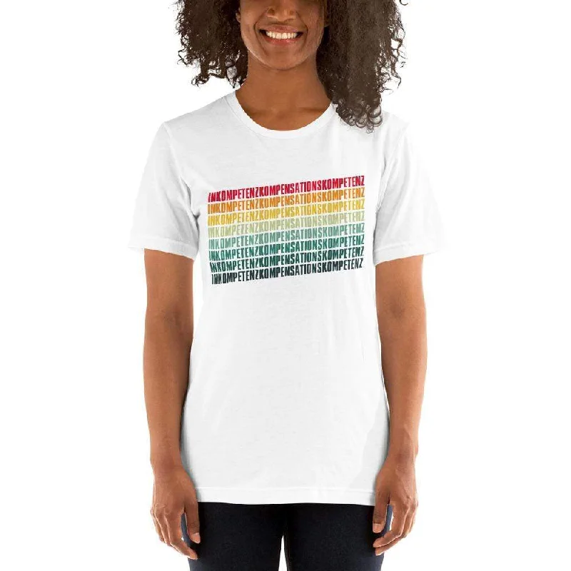 Sleeveless Women T Shirt for Summer ComfortInkompetenzkompensationskompetenz - Basic T-Shirt