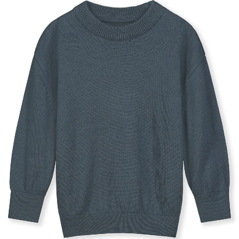 Plus Size Women's Oversized Chunky Knit SweatersKnitted Jumper in Blue Grey by Gray Label Plus Size Women's Oversized Chunky Knit SweatersKnitted Jumper in Blue Grey by Gray Label