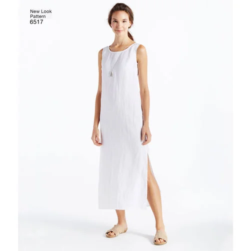 A - Line Women's Merino Wool Sweater Dresses in Classic StylesNew Look Dress, Tunic, Top, Trousers N6517 A - Line Women's Merino Wool Sweater Dresses in Classic StylesNew Look Dress, Tunic, Top, Trousers N6517