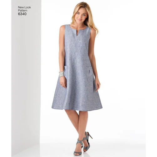 Mock Neck Women's Angora Blend Sweater Dresses in Solid ColorsNew Look Dresses N6340 Mock Neck Women's Angora Blend Sweater Dresses in Solid ColorsNew Look Dresses N6340